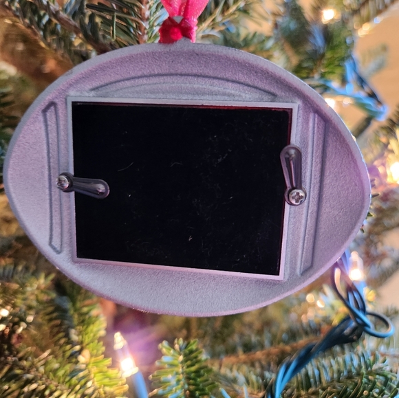Football Ornament Photo Frame Christmas Tree Terps Maryland - Picture 3 of 9
